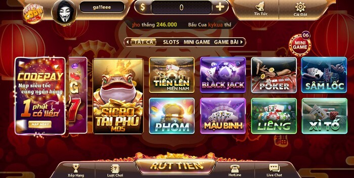 Hằng trăm tựa game cờ bạc online đang chờ đợi các anh em