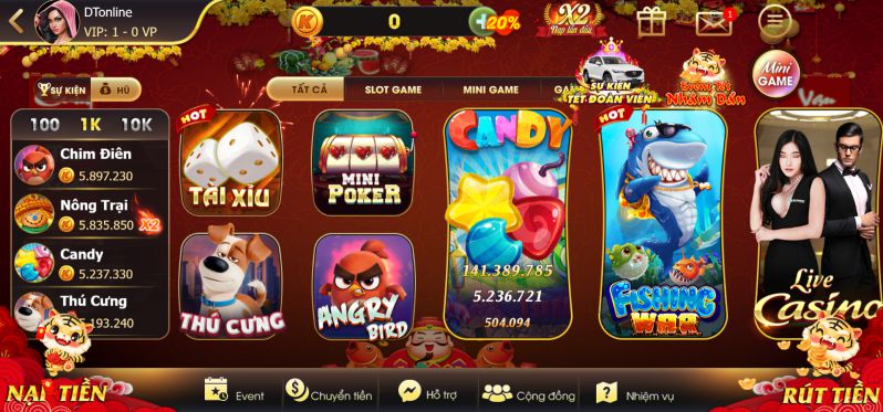 Game King86 vẫn sẽ giữ nguyên hình thức nạp và rút tiền truyền thống