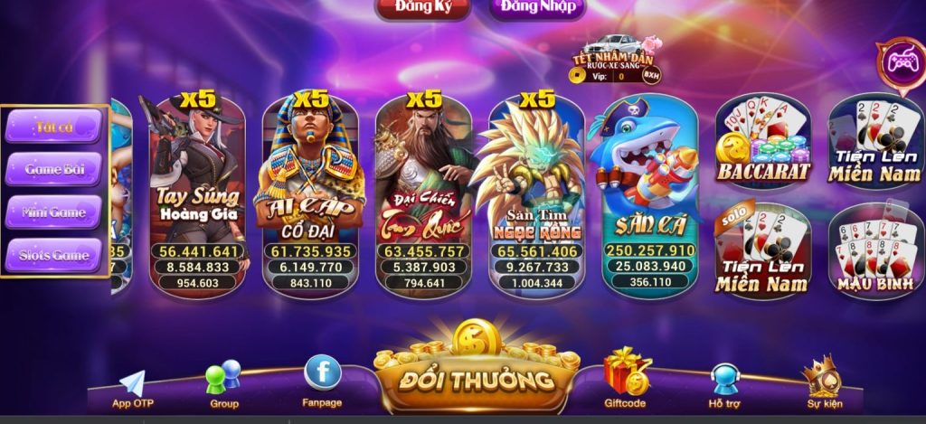 Nổ hũ 52 đặc biệt phát triển mạnh mẽ các thể loại game