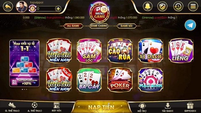 Đa dạng nhiều trò chơi trên cùng 1 cổng game tha hồ chơi 