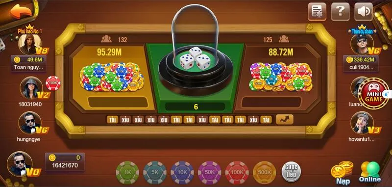 68 game bài có hệ thống game đổi thưởng vô cùng đồ sộ