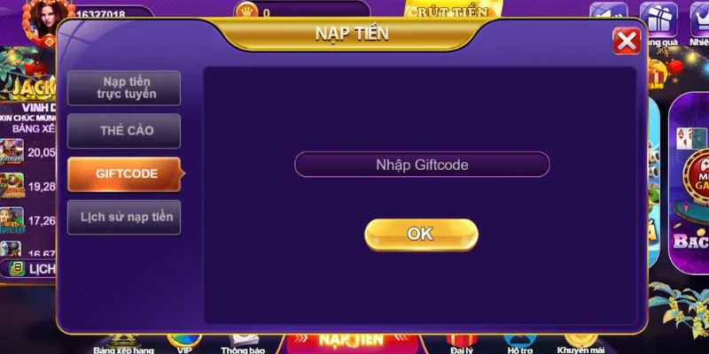 Lưu ý khi nạp tiền 68gamebai bằng giftcode