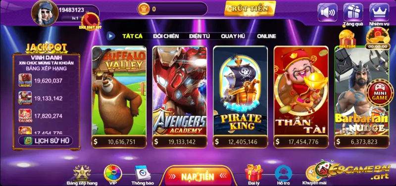 Trải nghiệm ngay Pirate King tại 68 game bài