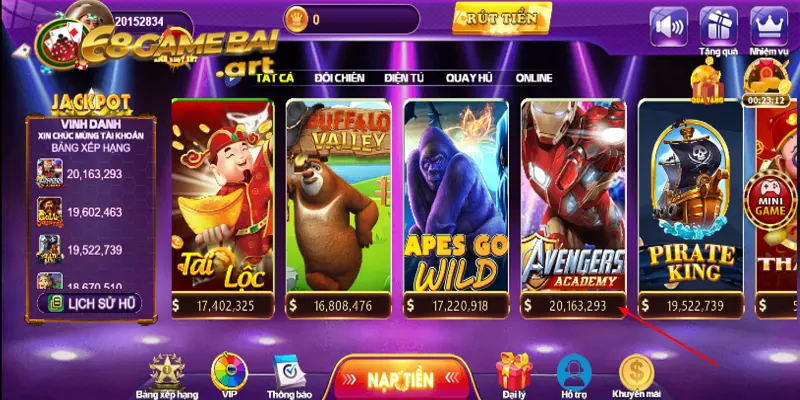 Cách chơi Avengers tại cổng game 68 game bài